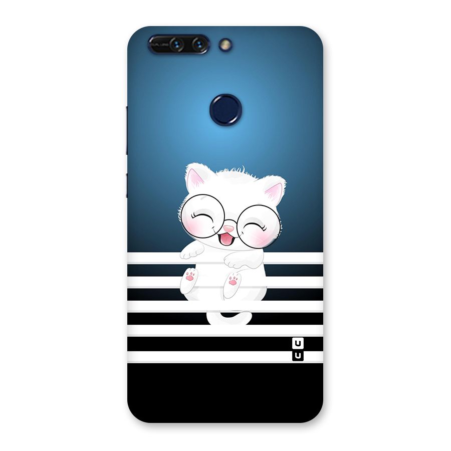 The Cat on Stripes Back Case for Honor 8 Pro