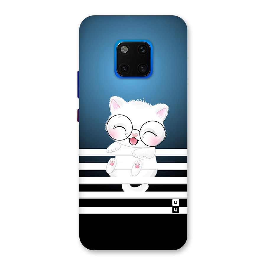 The Cat on Stripes Back Case for Huawei Mate 20 Pro