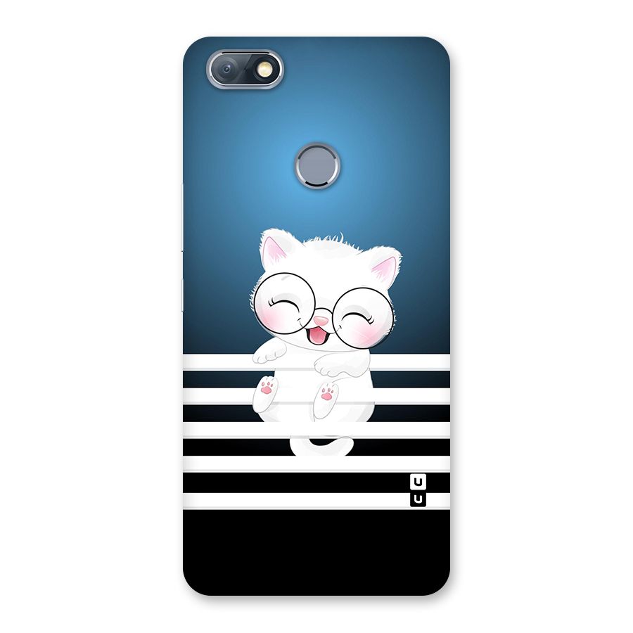 The Cat on Stripes Back Case for Infinix Note 5