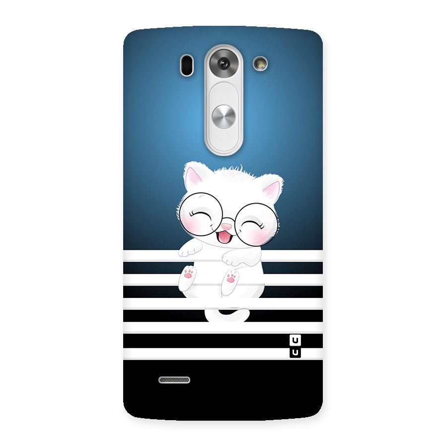 The Cat on Stripes Back Case for LG G3 Beat