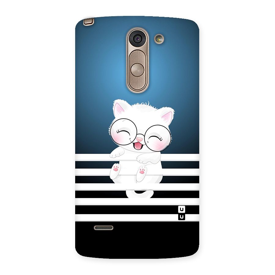 The Cat on Stripes Back Case for LG G3 Stylus