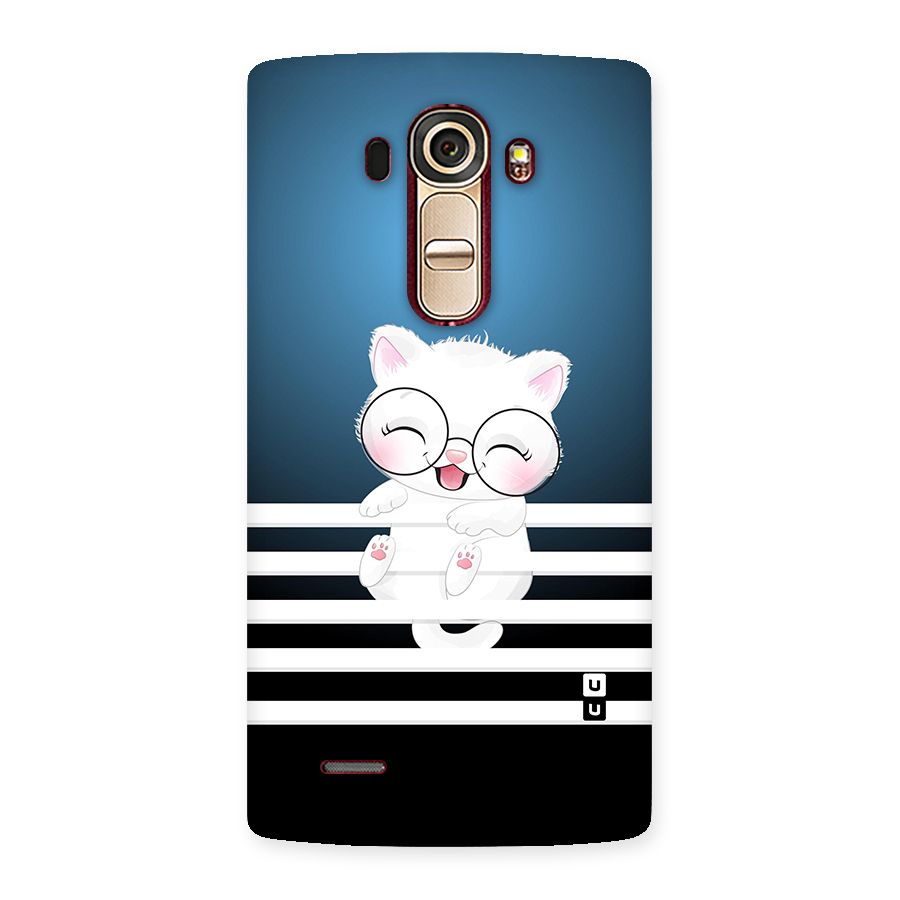 The Cat on Stripes Back Case for LG G4
