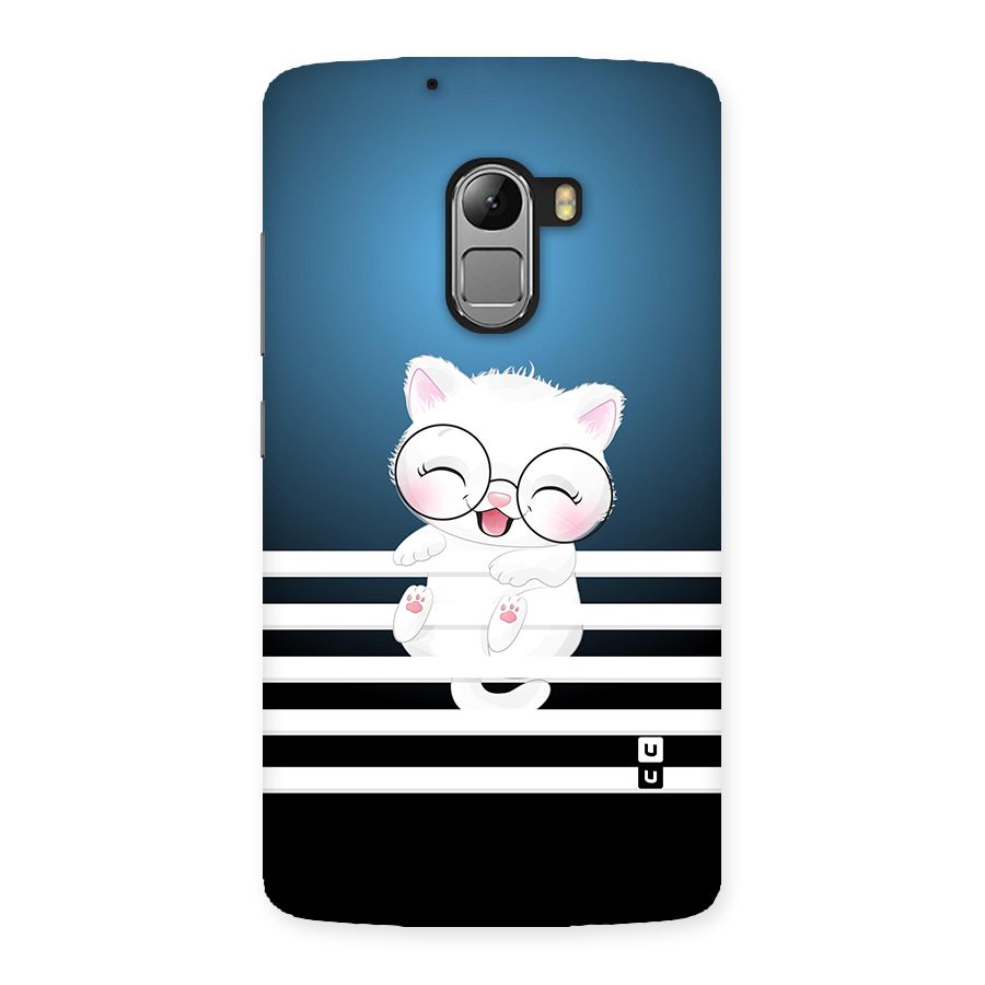 The Cat on Stripes Back Case for Lenovo K4 Note