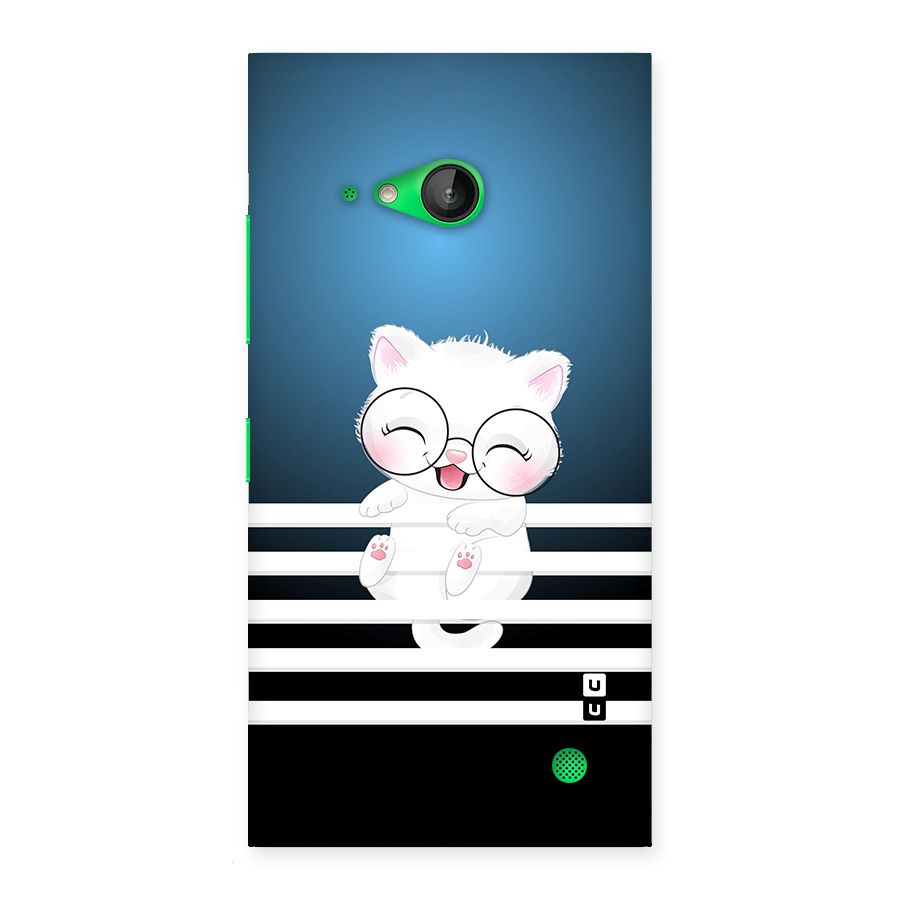 The Cat on Stripes Back Case for Lumia 730