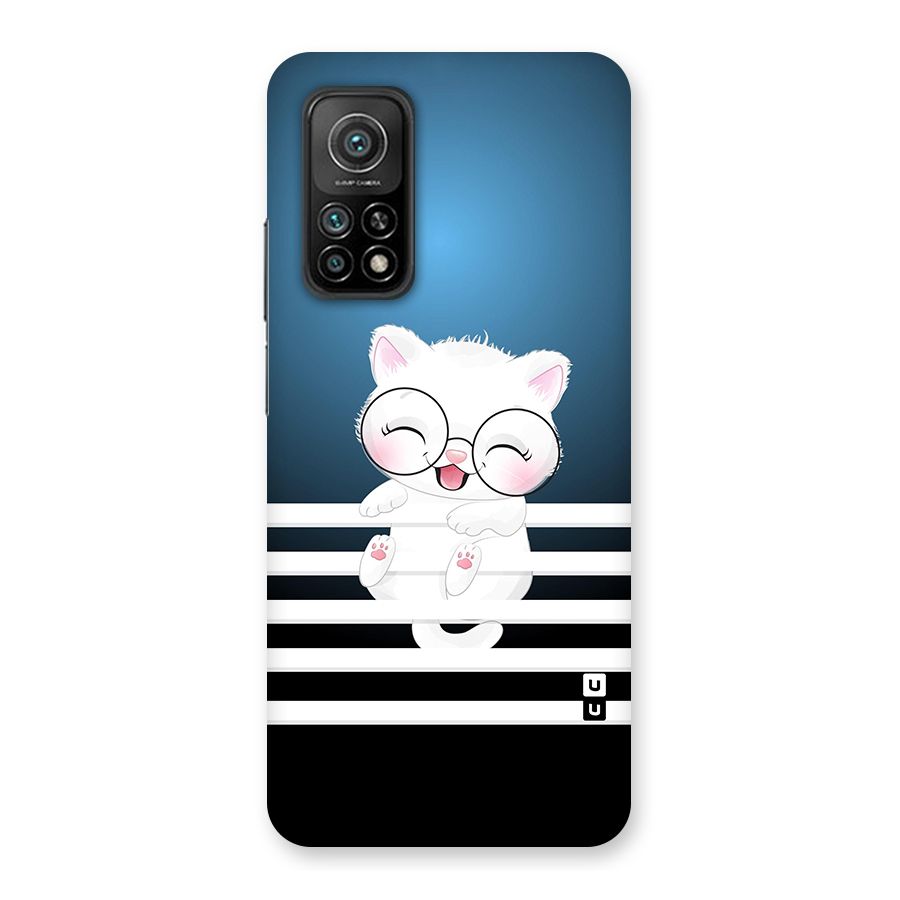 The Cat on Stripes Back Case for Mi 10T Pro 5G