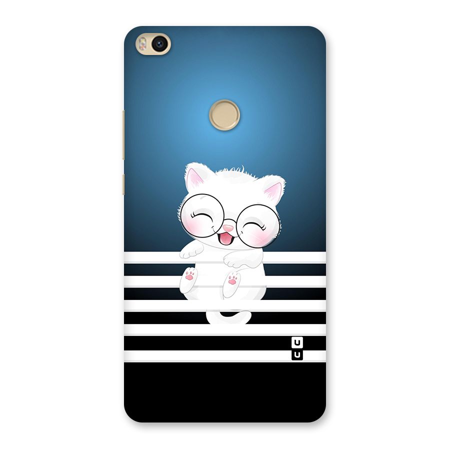 The Cat on Stripes Back Case for Mi Max 2