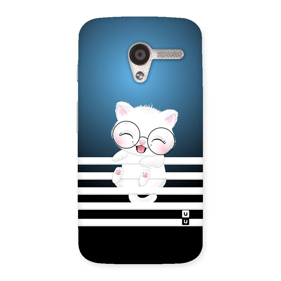 The Cat on Stripes Back Case for Moto X