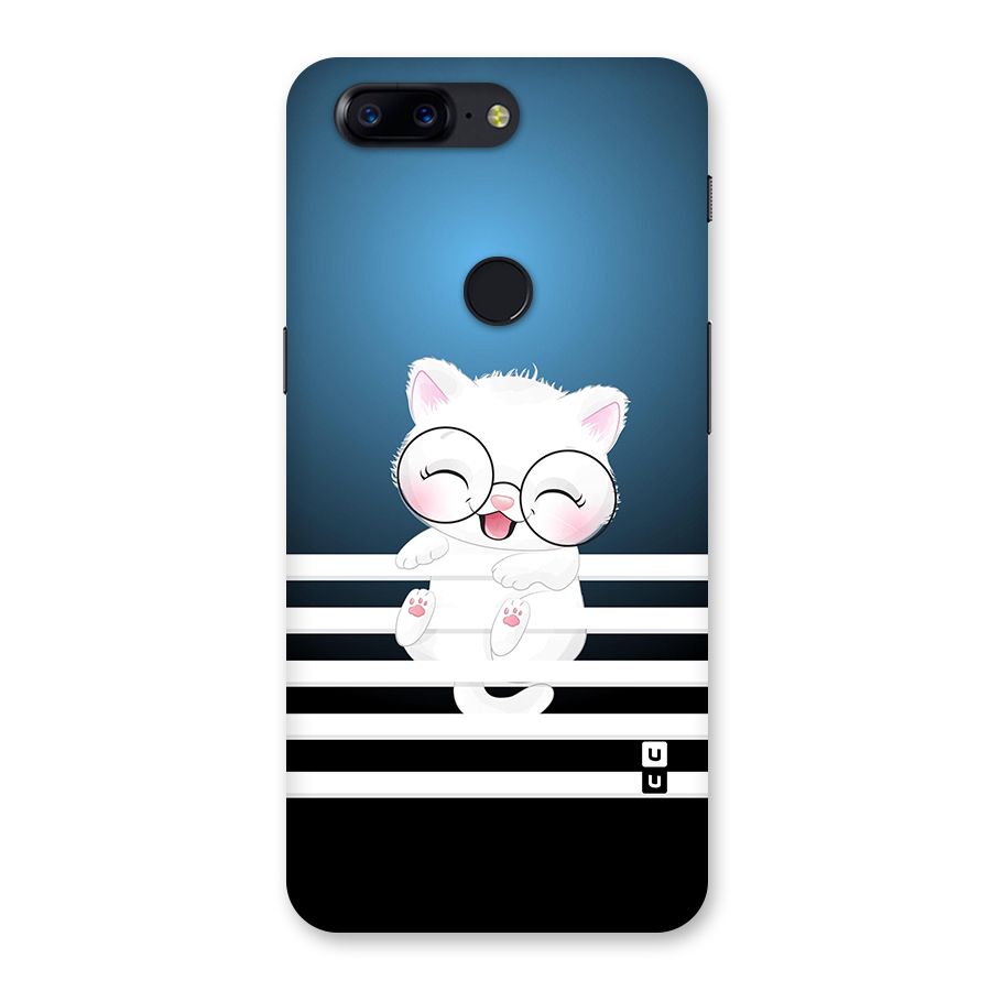 The Cat on Stripes Back Case for OnePlus 5T