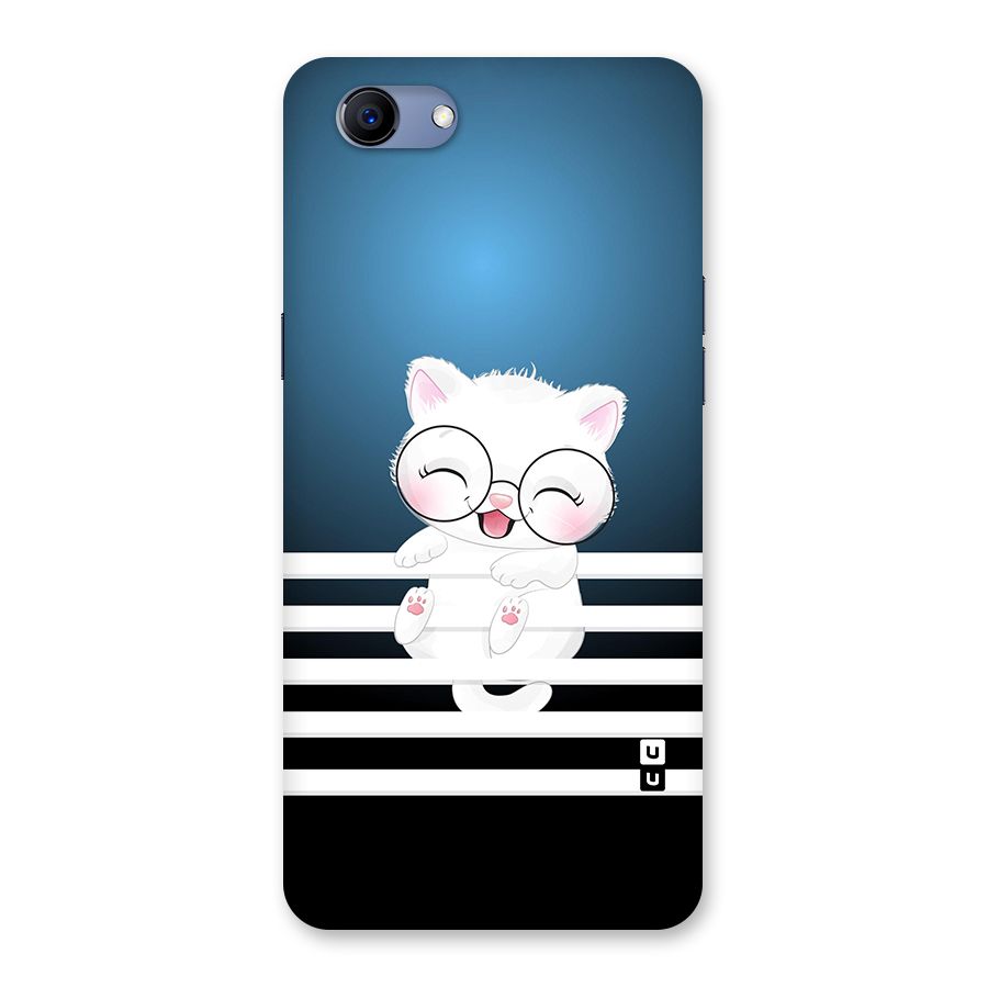 The Cat on Stripes Back Case for Oppo Realme 1