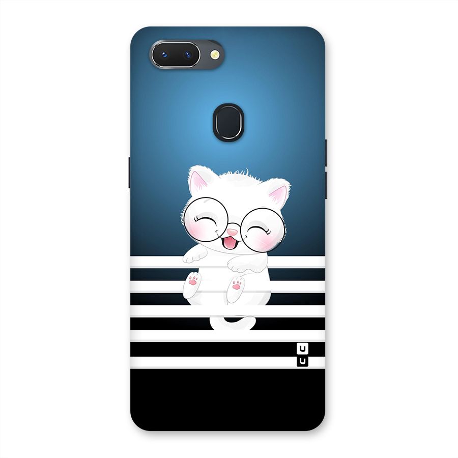 The Cat on Stripes Back Case for Oppo Realme 2