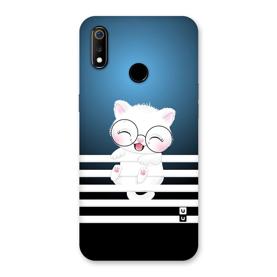 The Cat on Stripes Back Case for Realme 3