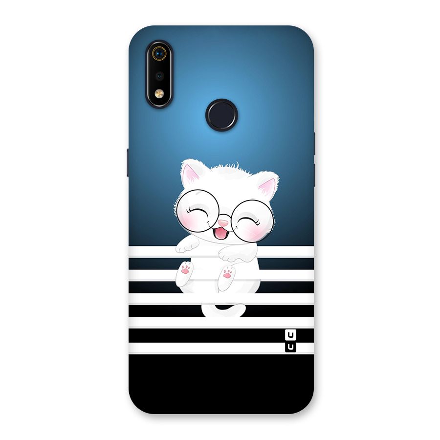 The Cat on Stripes Back Case for Realme 3i