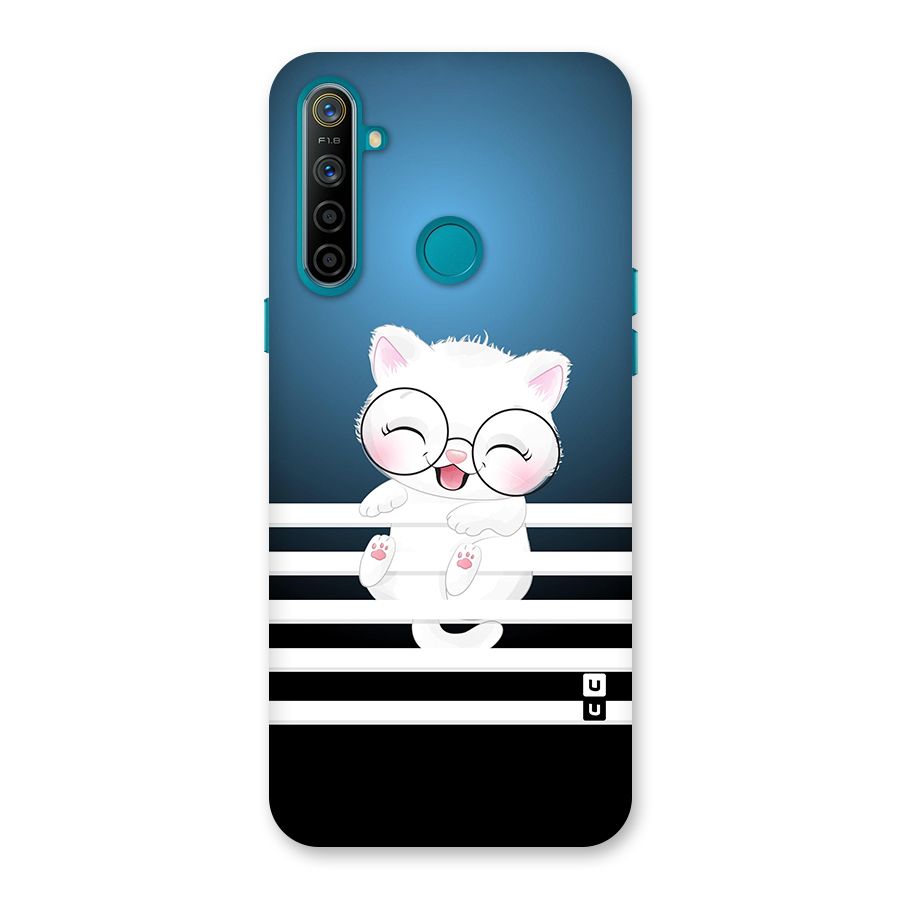 The Cat on Stripes Back Case for Realme 5i