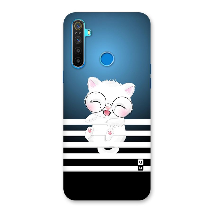 The Cat on Stripes Back Case for Realme 5s