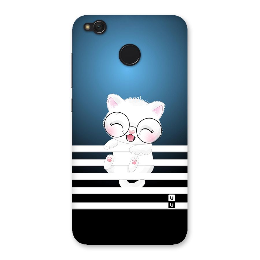 The Cat on Stripes Back Case for Redmi 4