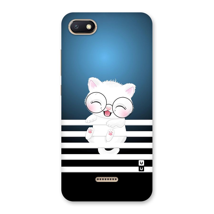 The Cat on Stripes Back Case for Redmi 6A