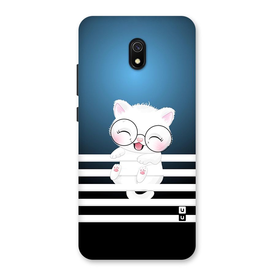 The Cat on Stripes Back Case for Redmi 8A
