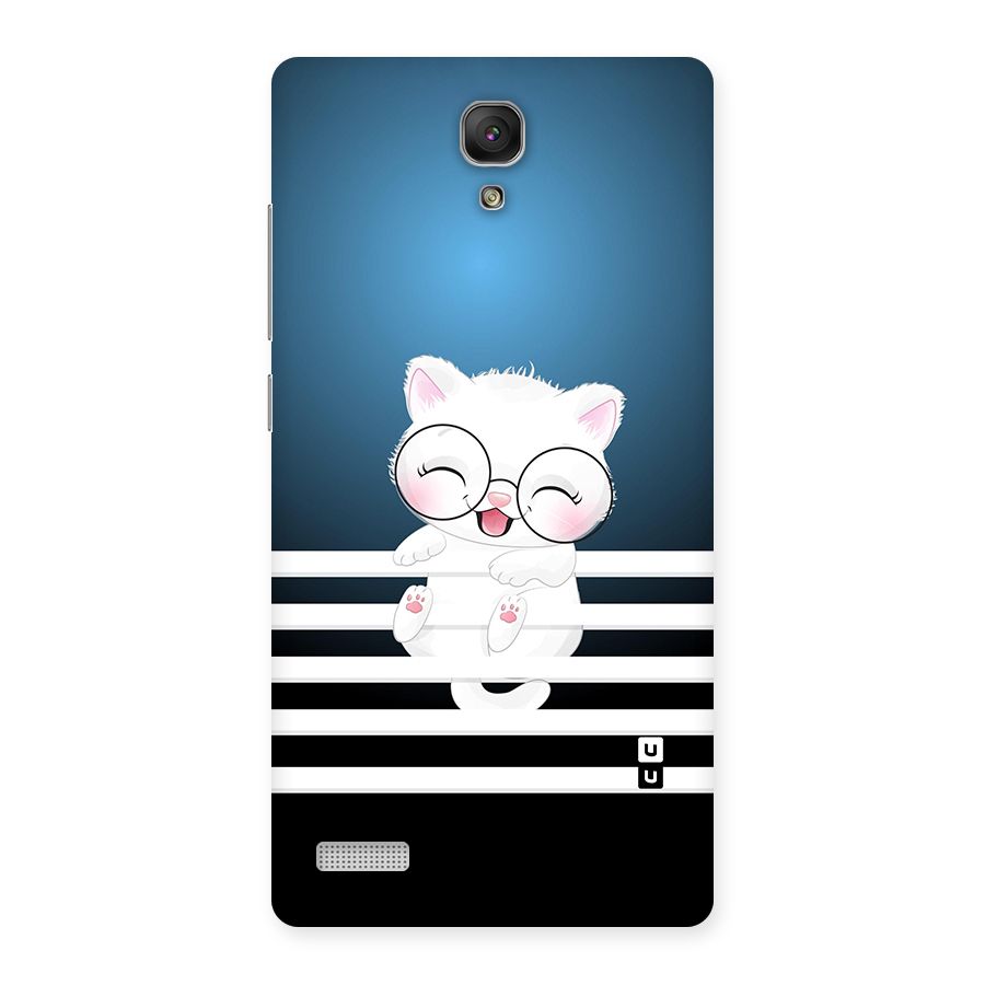 The Cat on Stripes Back Case for Redmi Note