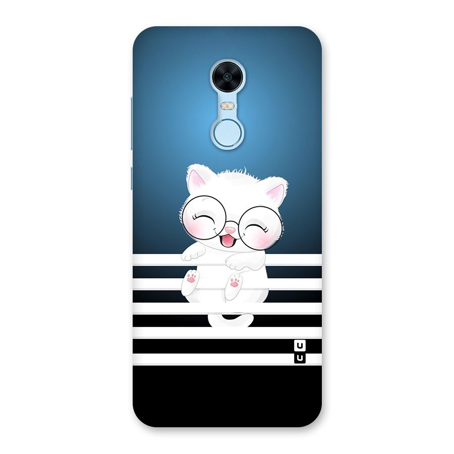 The Cat on Stripes Back Case for Redmi Note 5
