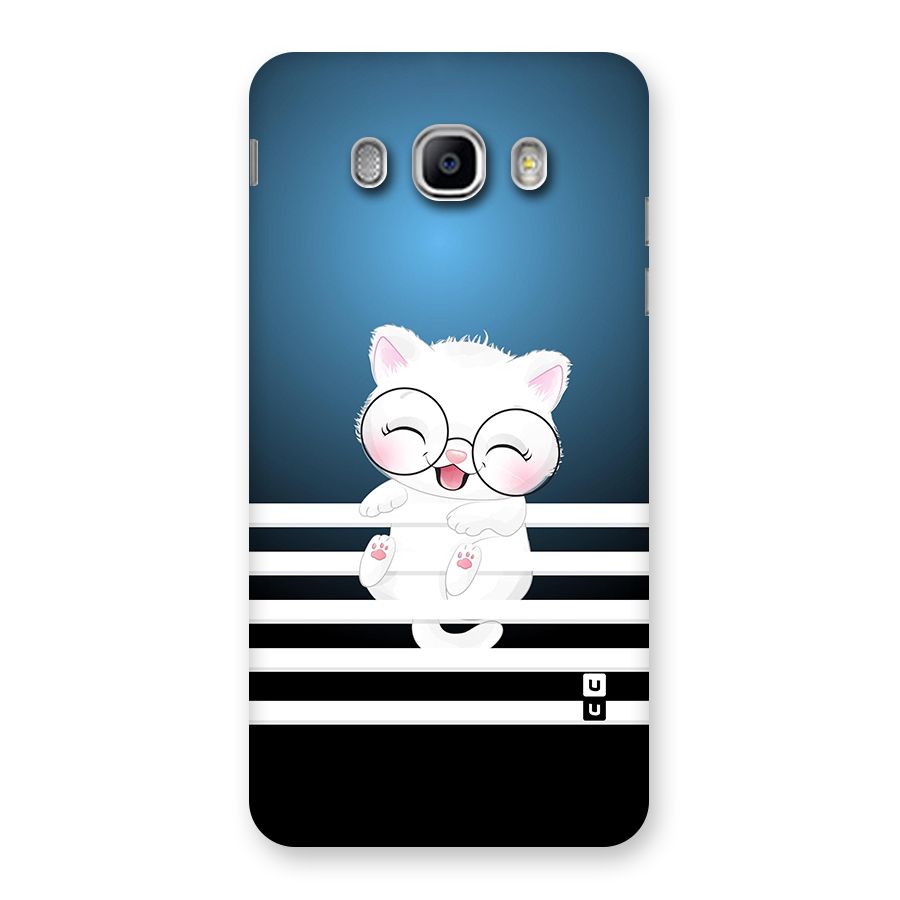 The Cat on Stripes Back Case for Samsung Galaxy J5 2016