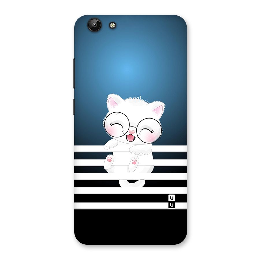 The Cat on Stripes Back Case for Vivo Y69