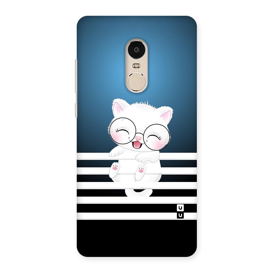 The Cat on Stripes Back Case for Xiaomi Redmi Note 4