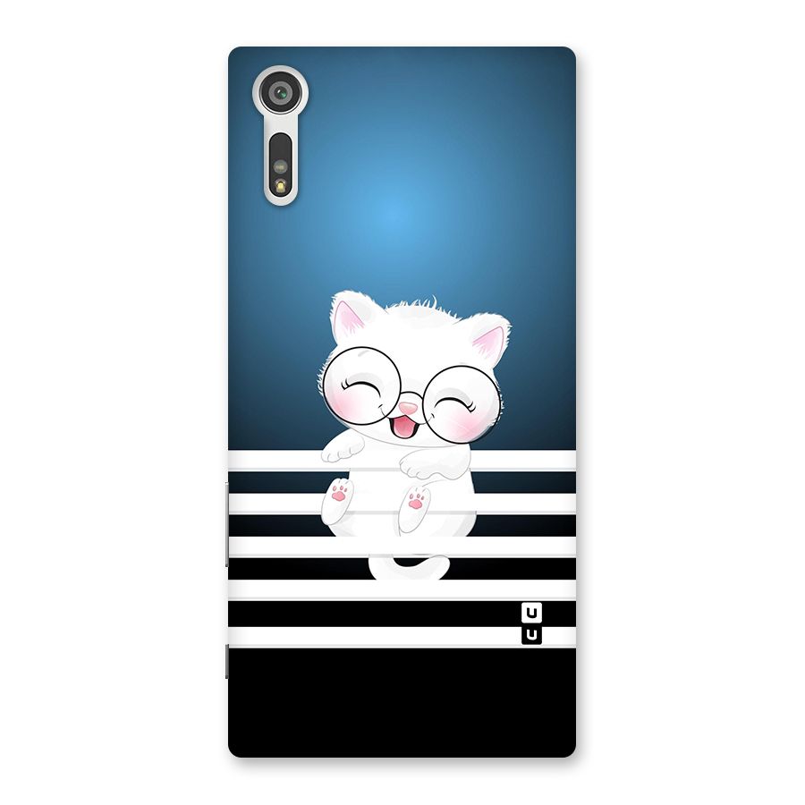 The Cat on Stripes Back Case for Xperia XZ