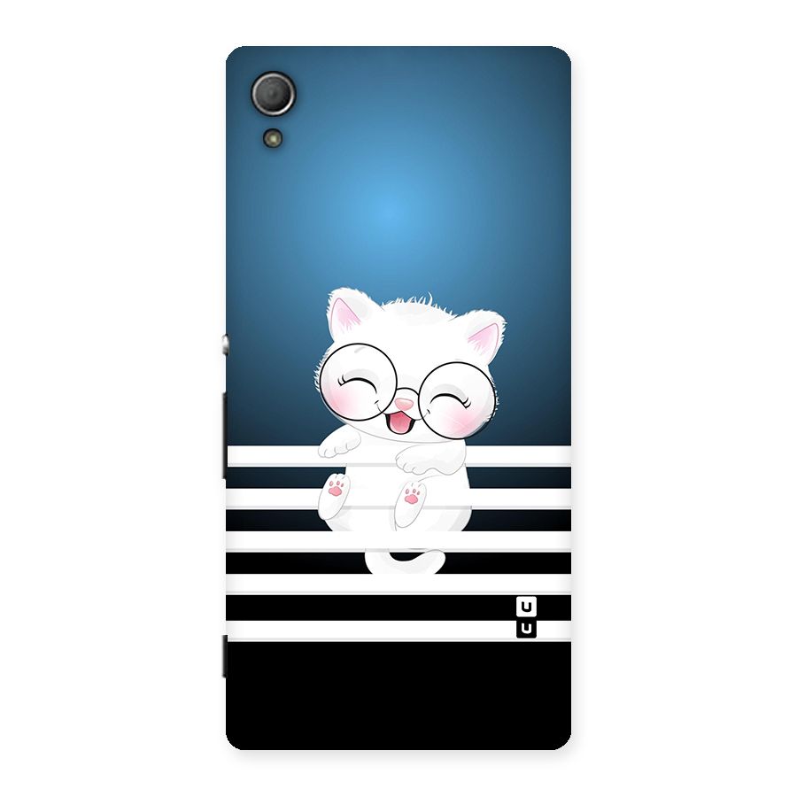 The Cat on Stripes Back Case for Xperia Z4