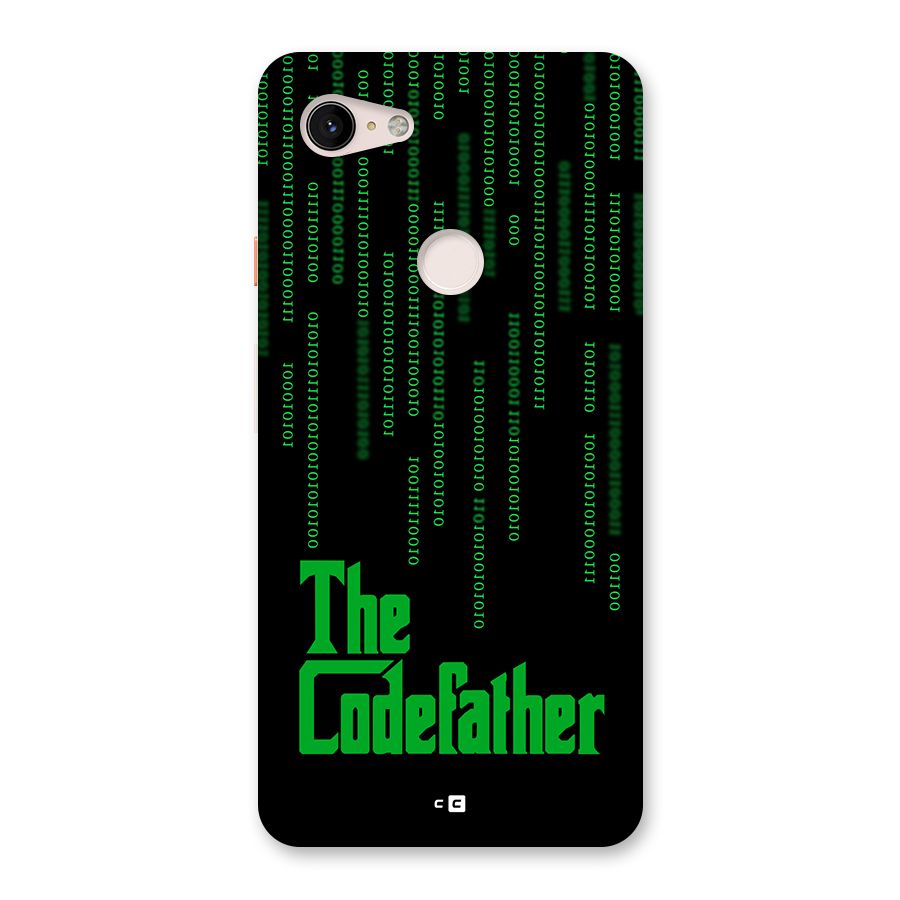 The Codefather Back Case for Google Pixel 3 XL