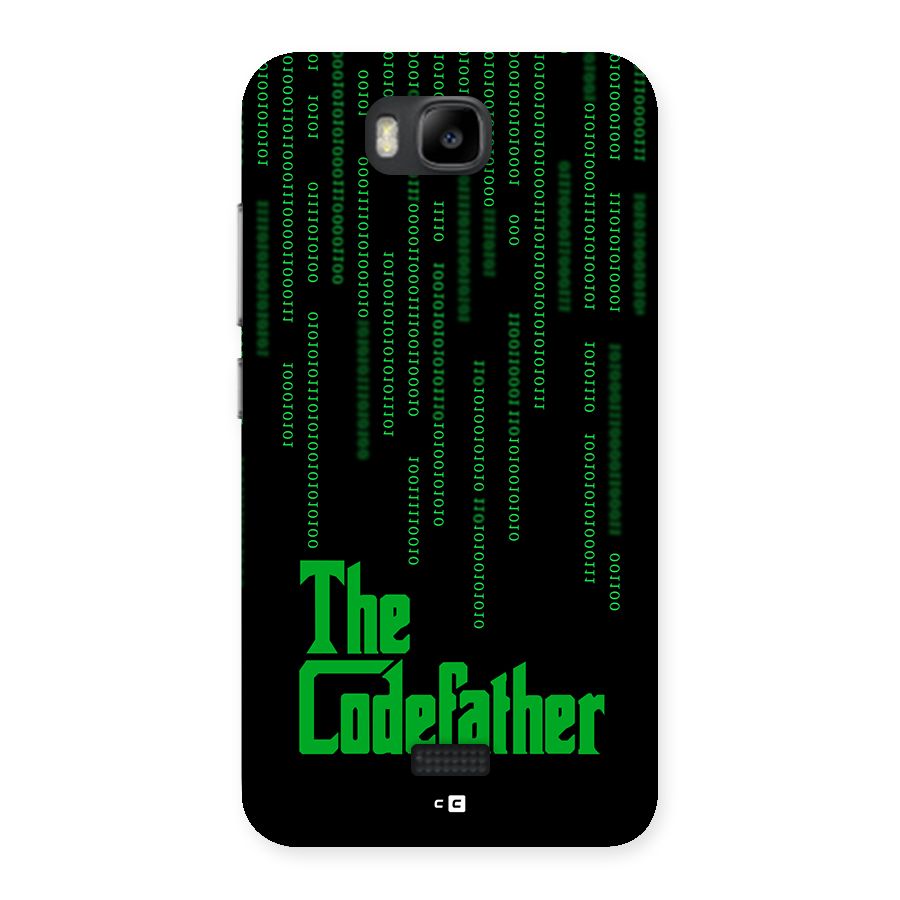 The Codefather Back Case for Honor Bee