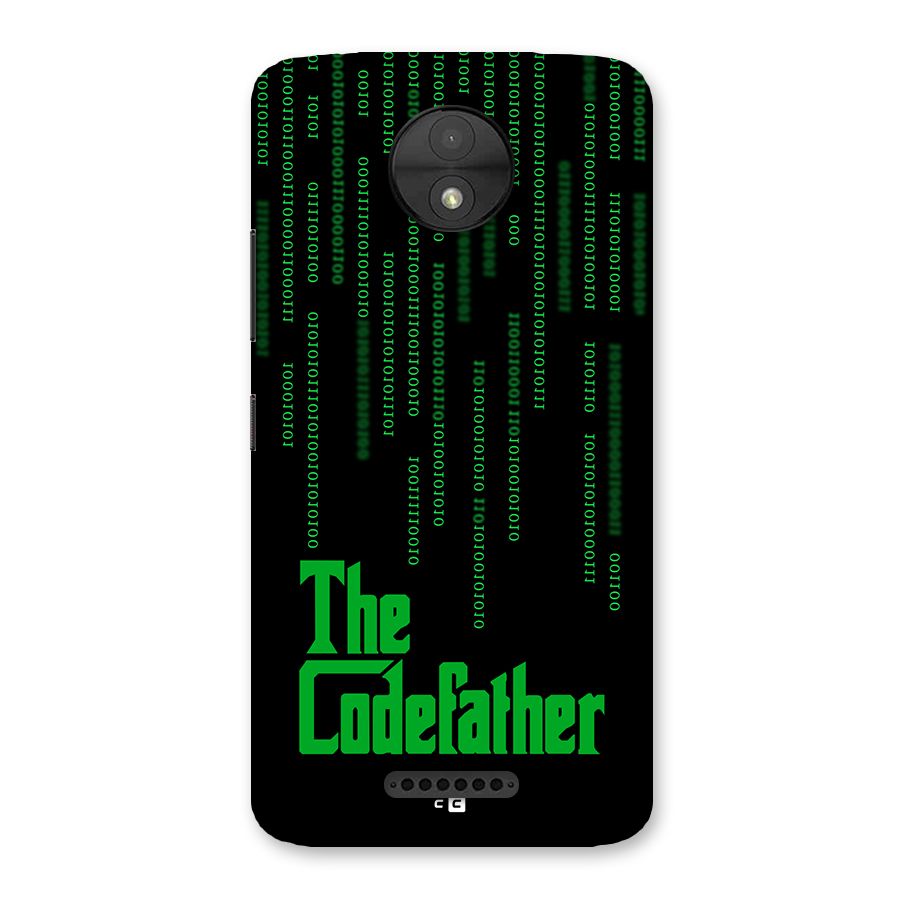 The Codefather Back Case for Moto C