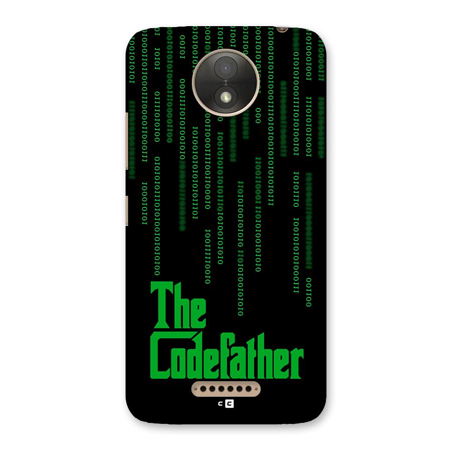 The Codefather Back Case for Moto C Plus