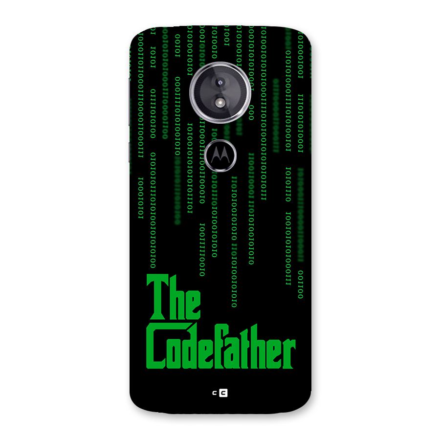 The Codefather Back Case for Moto E5