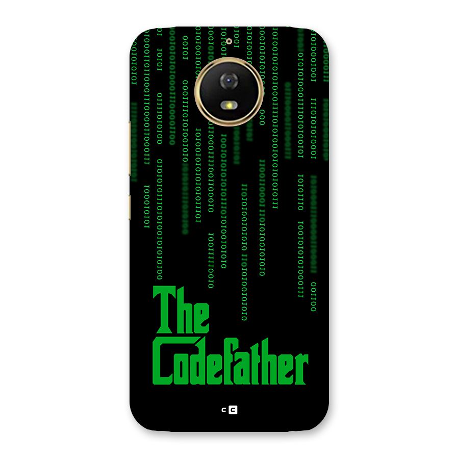 The Codefather Back Case for Moto G5s