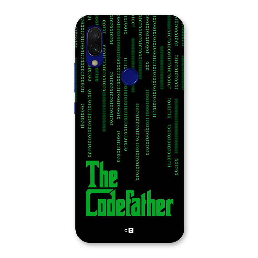 The Codefather Back Case for Redmi Y3