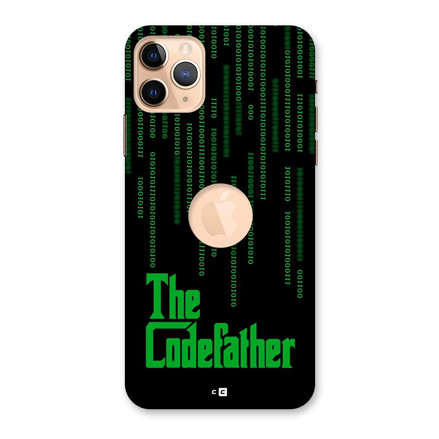 The Codefather Back Case for iPhone 11 Pro Max Logo Cut