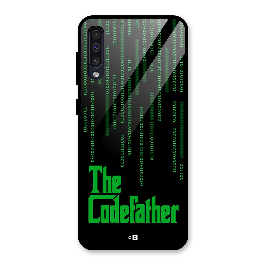 The Codefather Glass Back Case for Galaxy A30s