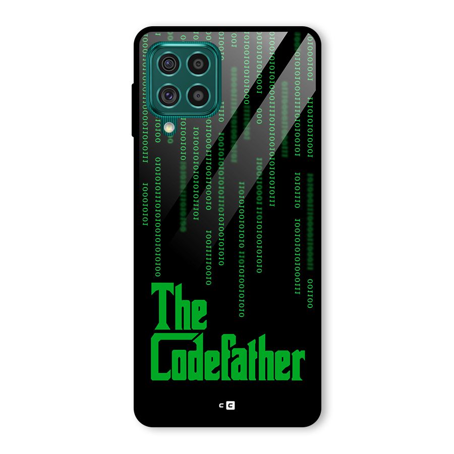 The Codefather Glass Back Case for Galaxy F62