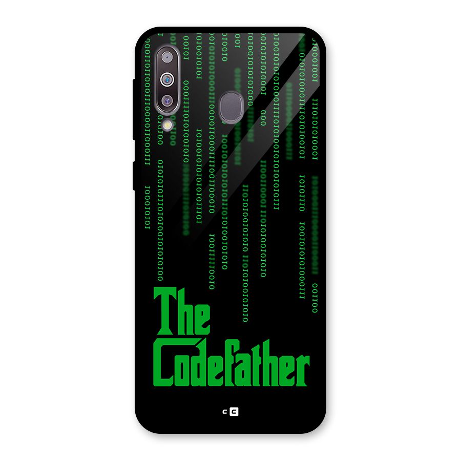 The Codefather Glass Back Case for Galaxy M30