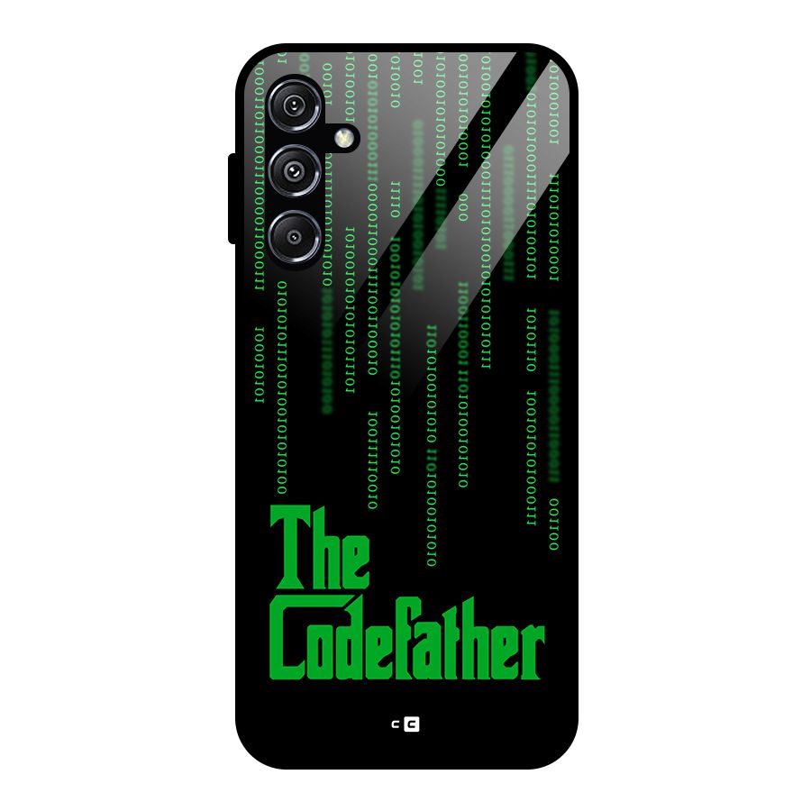 The Codefather Glass Back Case for Galaxy M34 5G
