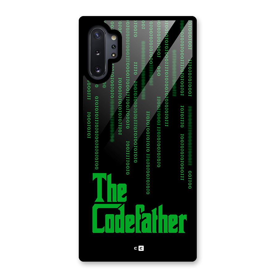 The Codefather Glass Back Case for Galaxy Note 10 Plus