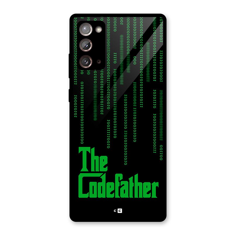 The Codefather Glass Back Case for Galaxy Note 20