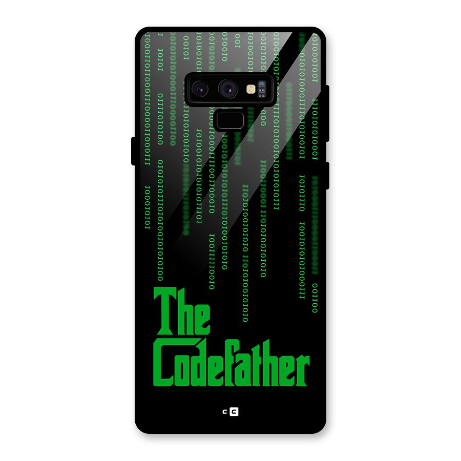 The Codefather Glass Back Case for Galaxy Note 9