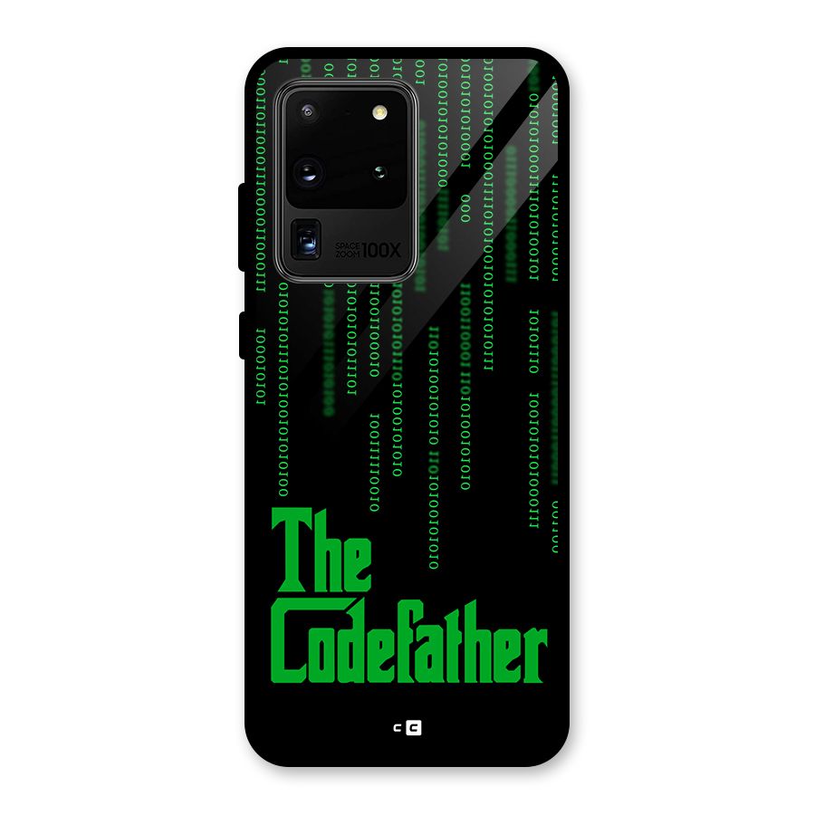 The Codefather Glass Back Case for Galaxy S20 Ultra