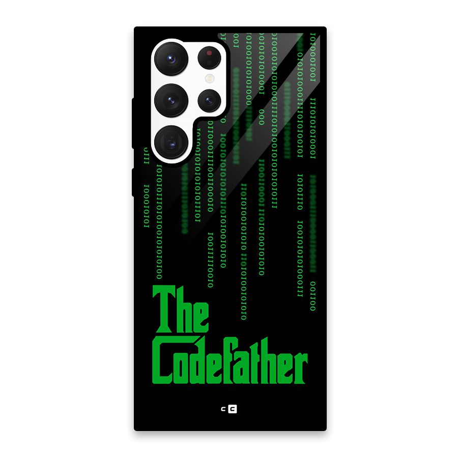 The Codefather Glass Back Case for Galaxy S22 Ultra 5G