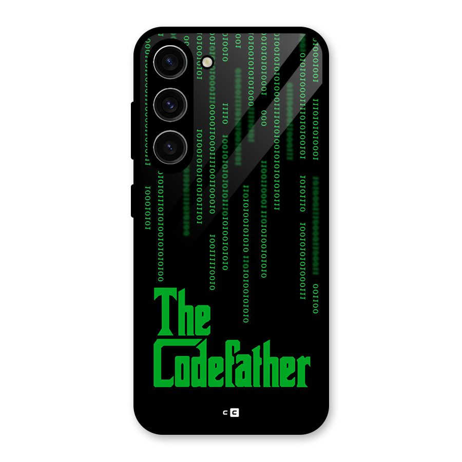 The Codefather Glass Back Case for Galaxy S23