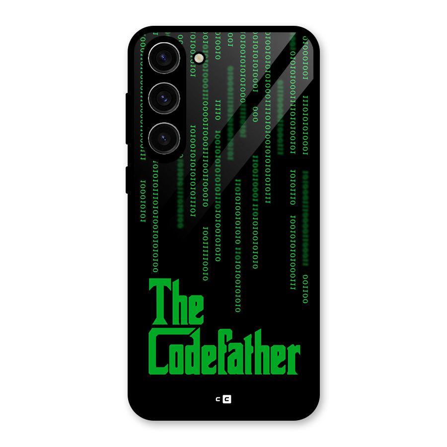 The Codefather Glass Back Case for Galaxy S23 Plus