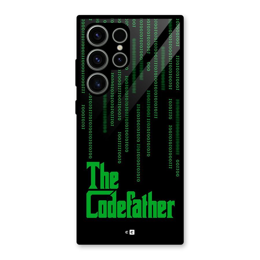 The Codefather Glass Back Case for Galaxy S23 Ultra