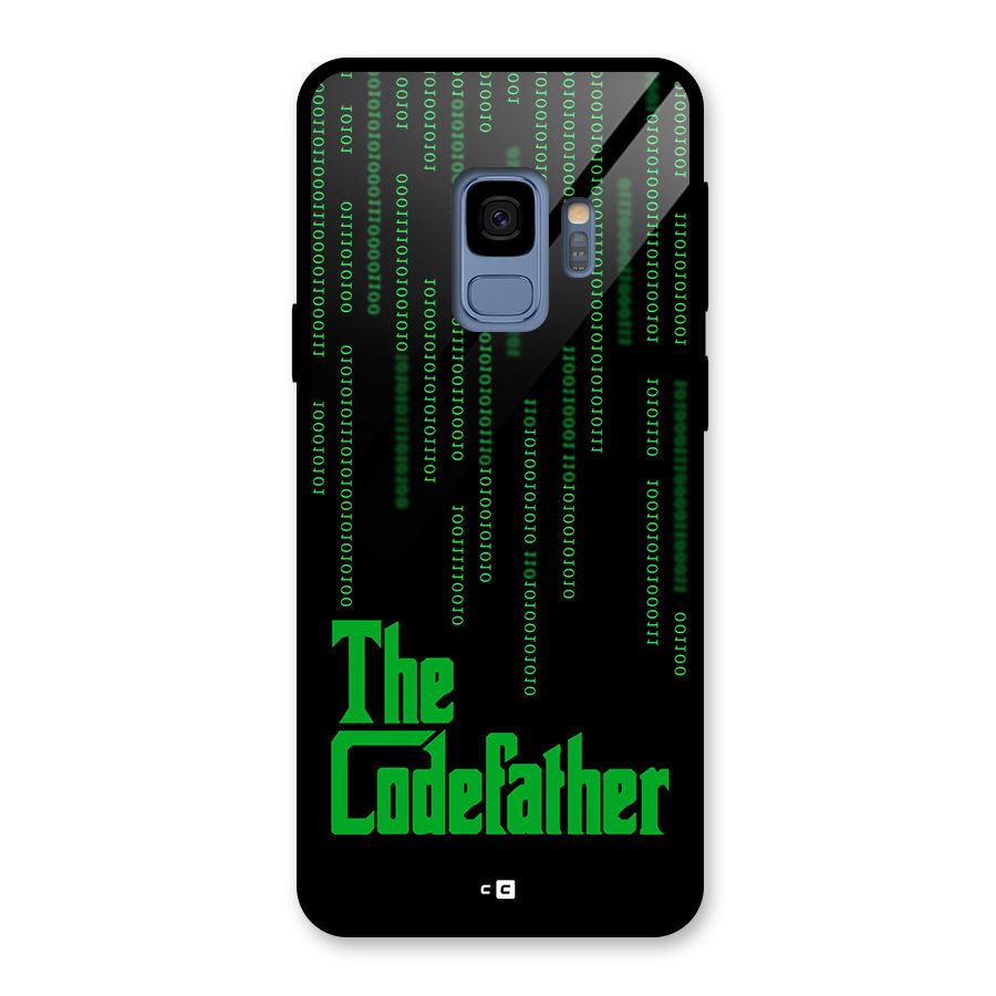 The Codefather Glass Back Case for Galaxy S9