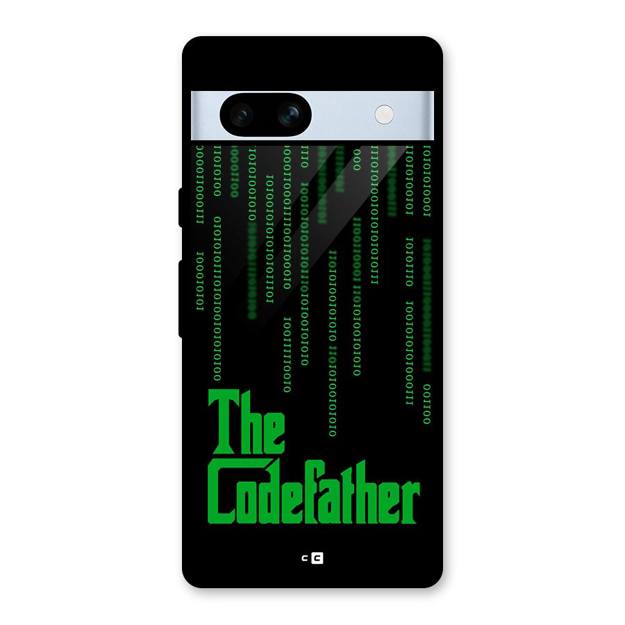 The Codefather Glass Back Case for Google Pixel 7a